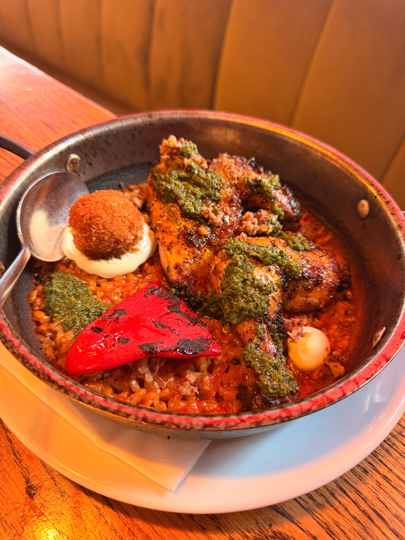 Josper roasted baby chicken at Ember Yard Soho