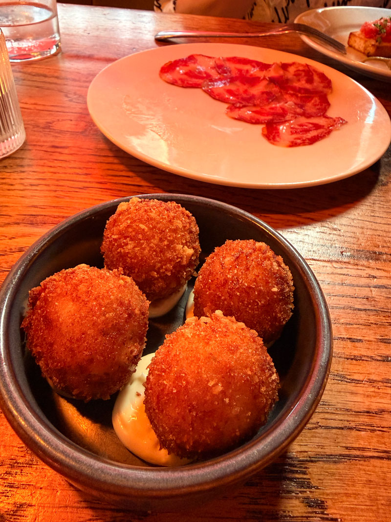 Croquetas at Ember Yard Soho