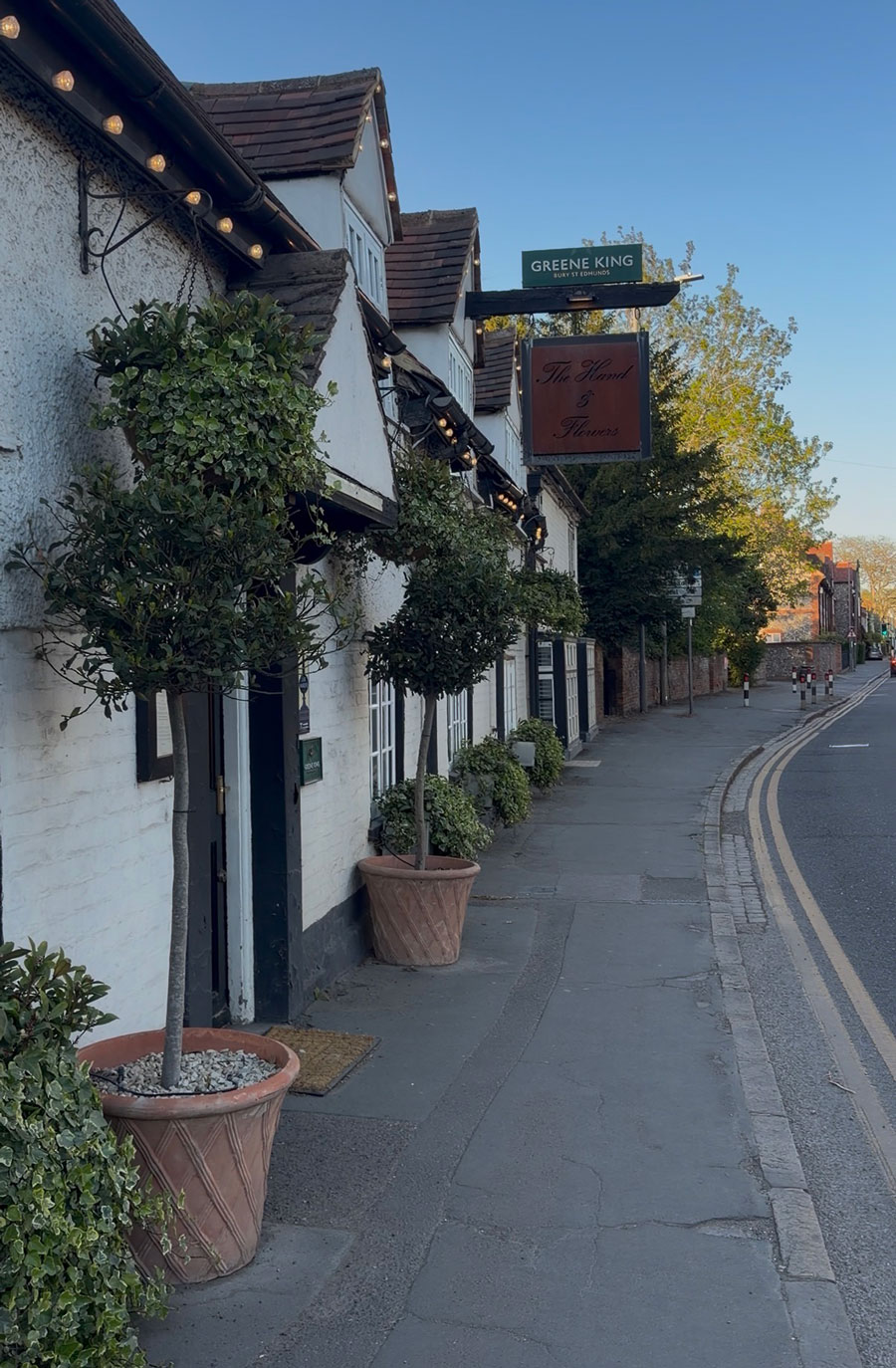 The Hand and Flowers pub restaurant by Tom Kerridge, Marlow