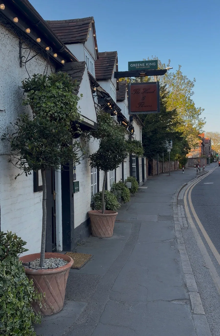 The Hand and Flowers pub restaurant by Tom Kerridge, Marlow
