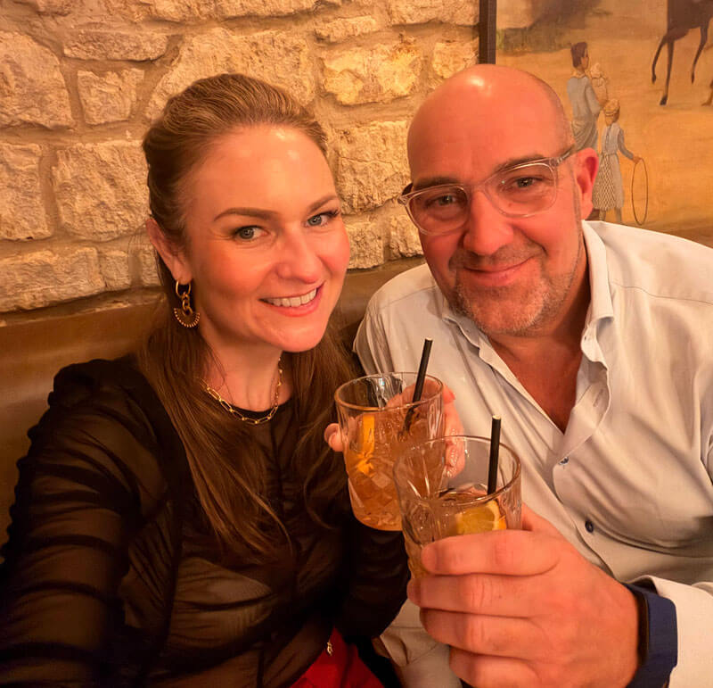 Cotswolds Old Fashioned cocktails at the Old New Inn bar on New Year's Eve, Bourton-on-the-Water