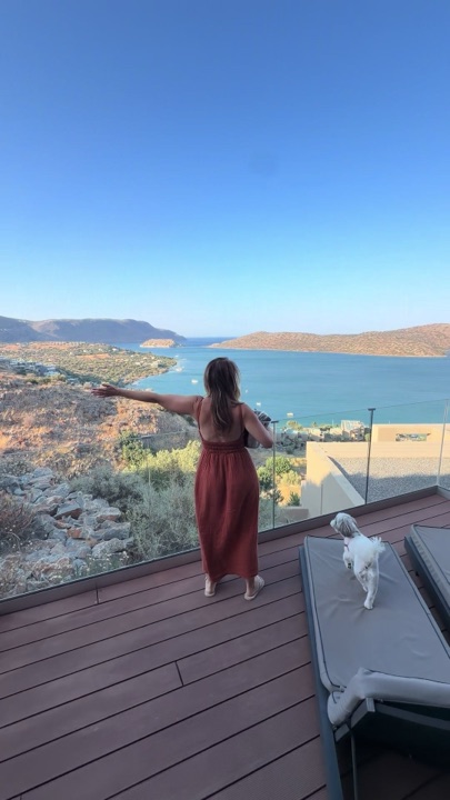 Room tour of the upgraded hillside suite at Domes Aulus Elounda