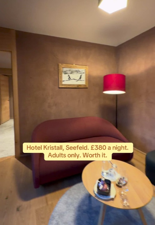 A tour of the suite at Hotel Kristall