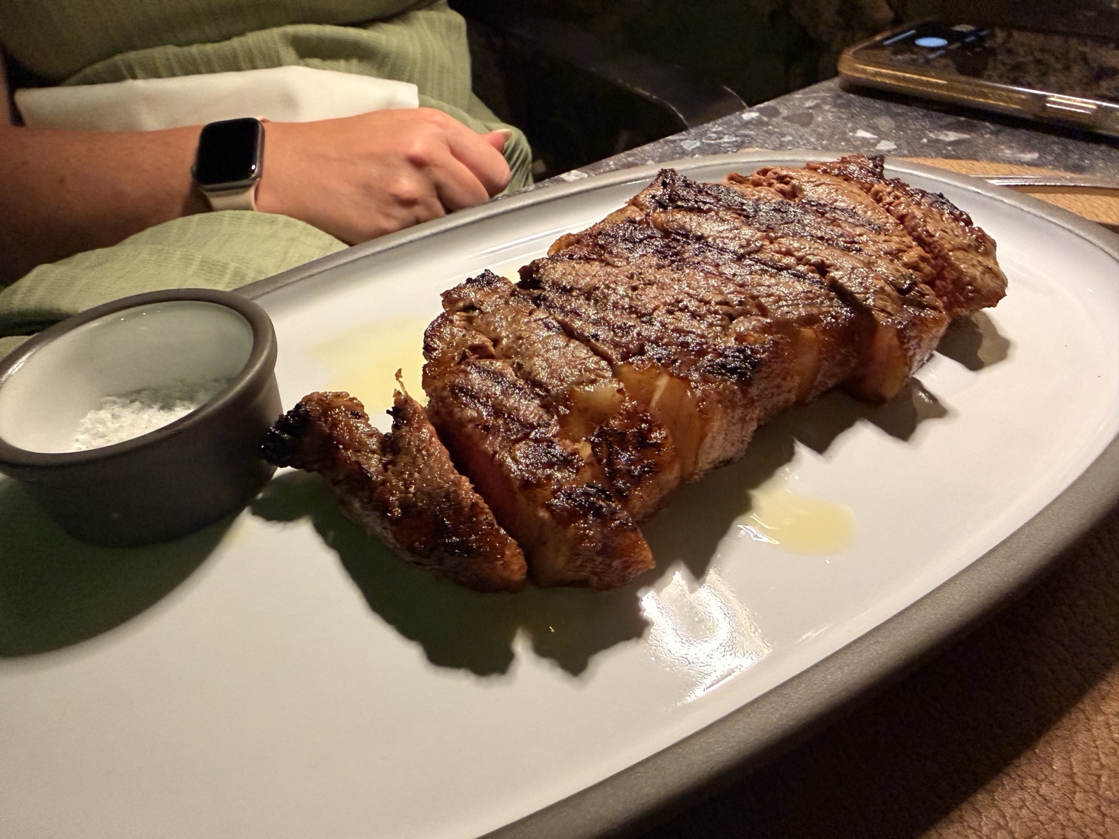 Beef ribeye steak