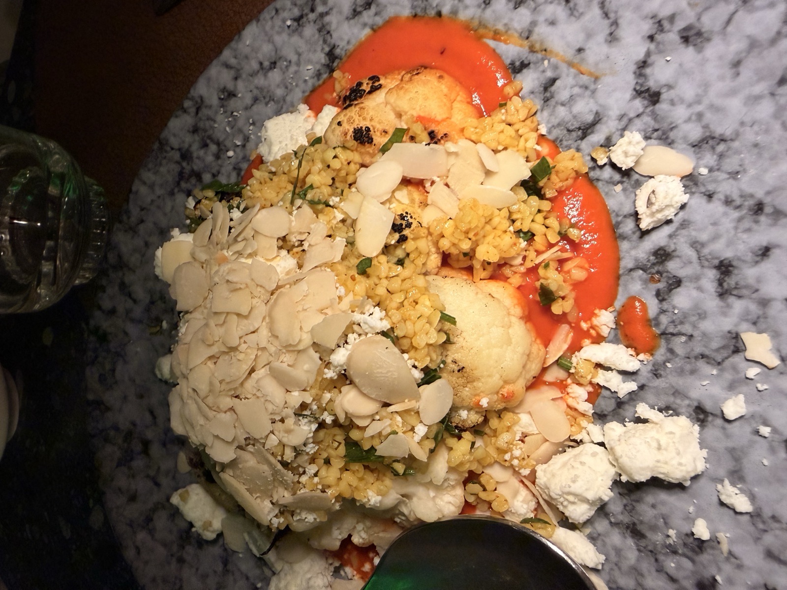 Charred cauliflower