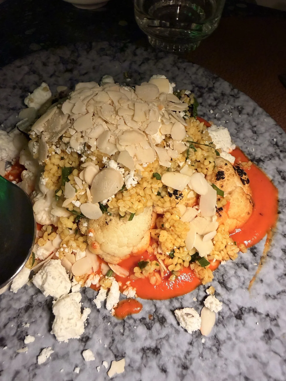 Charred cauliflower