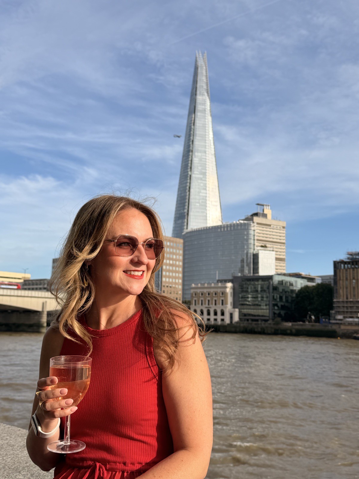 The River Thames in the London sunshine, a short walk from The Ned