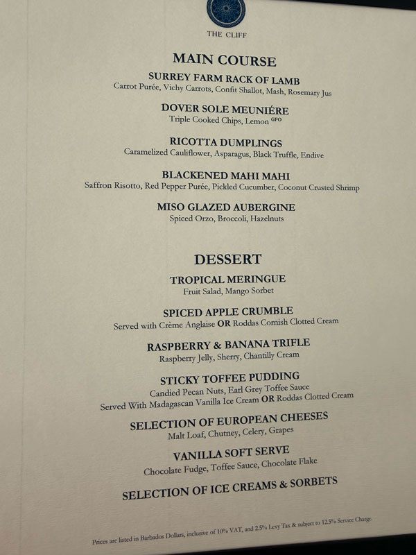Menu-The-Cliff-Barbados