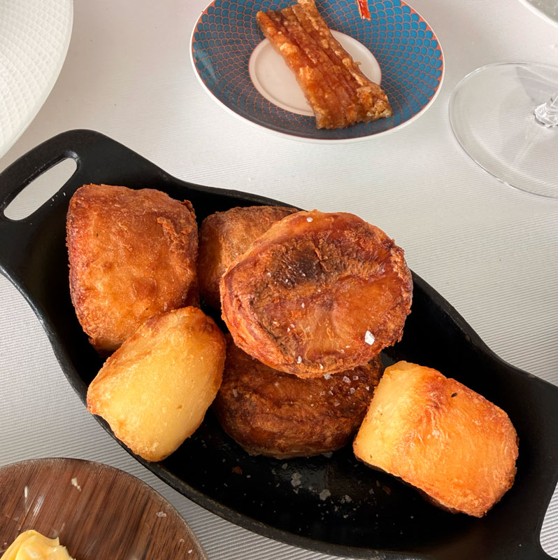 Roast-potatoes-The-Cliff-Barbados