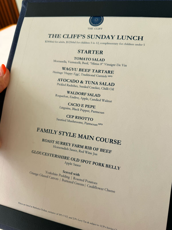 Starter-Menu-The-Cliff-Barbados