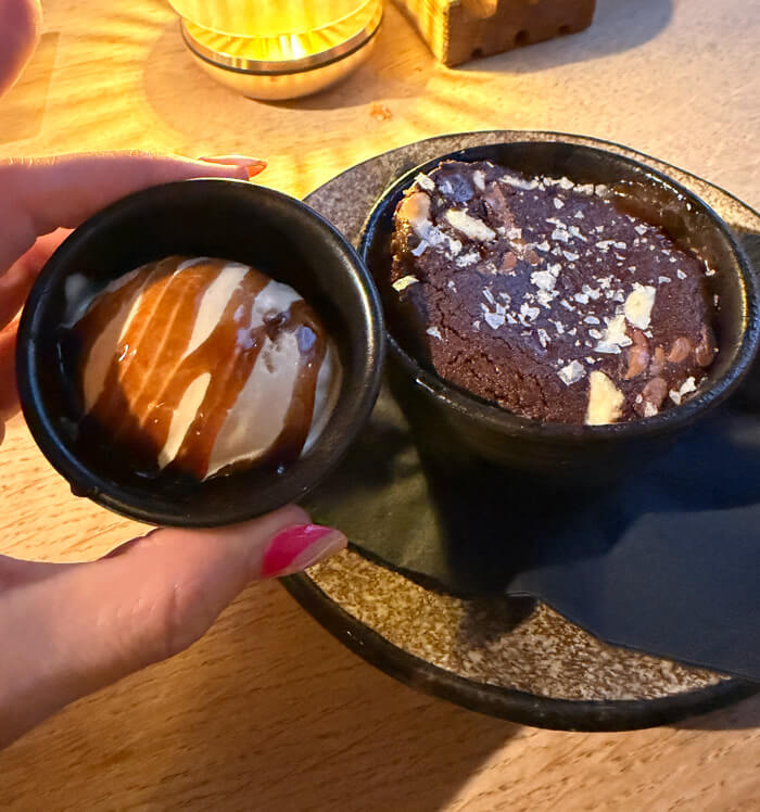 Warm-Chocolate-Chip-Cookie-&-Marshmallow-Pot-with-Cherry-Butterscotch-and-Stout-Ice-Cream